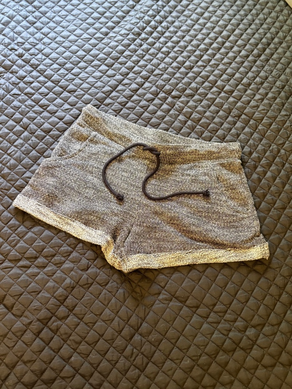 Mossimo Supply Co. Black & White Marled Shorts, Size XS